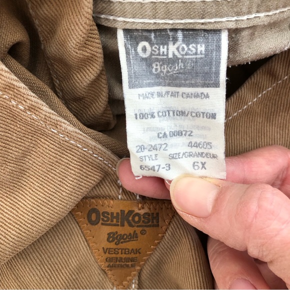 Oshkosh camel coloured overalls - Picture 5 of 5
